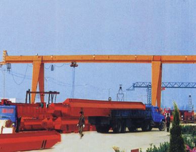 Kasse Type Single Girder Electric Hoist Gantry Crane