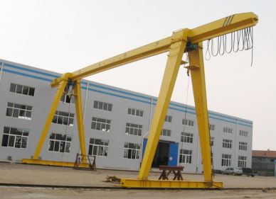 Udendørs Single Girder Gantry Crane 10Ton