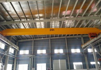 Ny trådløs fjernbetjening Single Girder Overhead Crane 3 T Pris