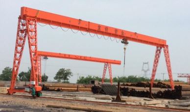 Udenfor Electric Hoist Single Girder Gantry Crane